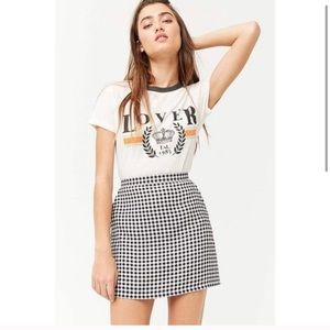 Forever 21 Gingham Skirt